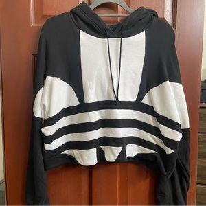Cropped Adidas hoodie